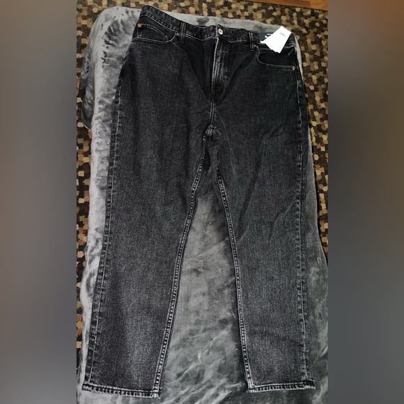 Abercrombie & Fitch Curve Love High Rise Skinny Jean in Black Size 16 (33) - Picture 12 of 13